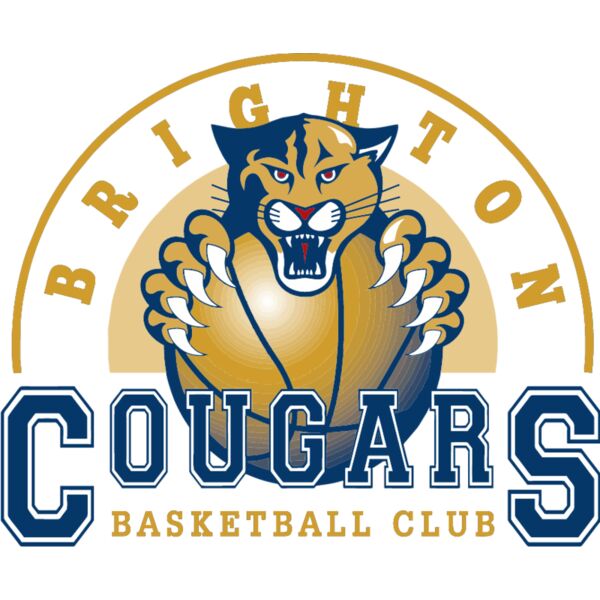 Brightin Cougars logo FOR BLUE Tops Thumbnail